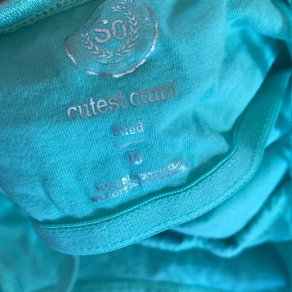 SO girls lace overlay cami 10 - Picture 3 of 6